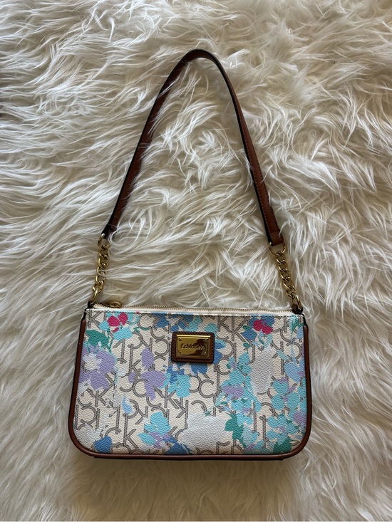Calvin Klein Handbags - Calvin Klein Floral Print Shoulder Bag